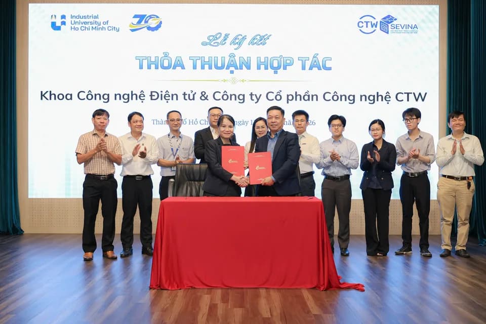 Ký hợp tác giữa IUH và CTW SEVINA