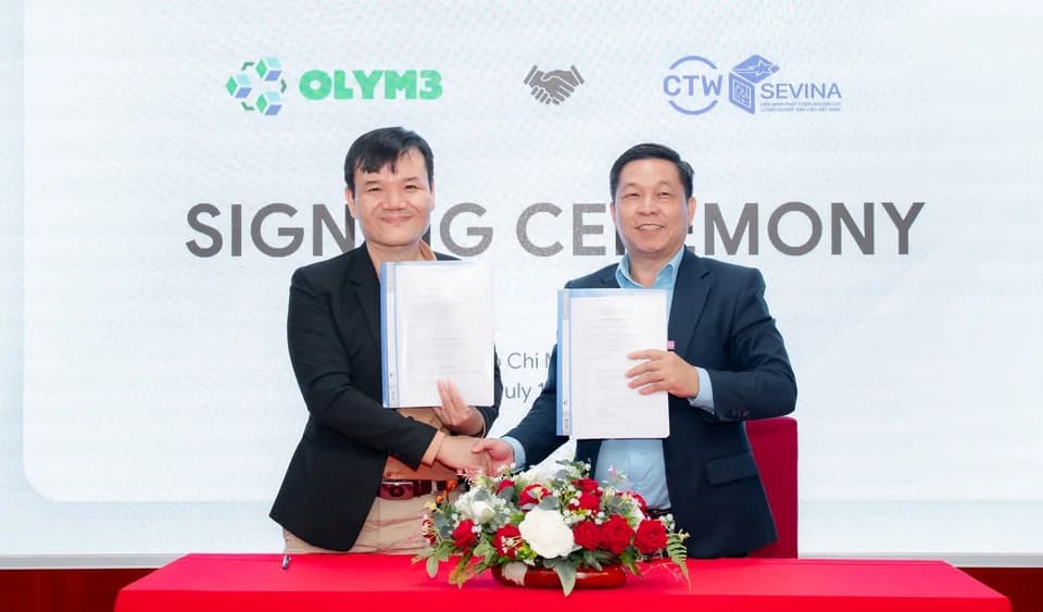 Ký hợp tác giữa OLYM3 và CTW SEVINA